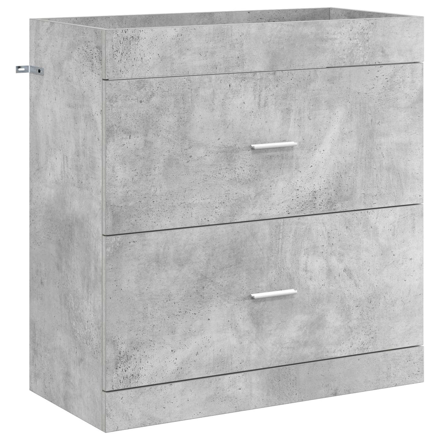 vidaXL Bathroom Furniture Set Concrete Grey 81 x 40 x 84.5 cm