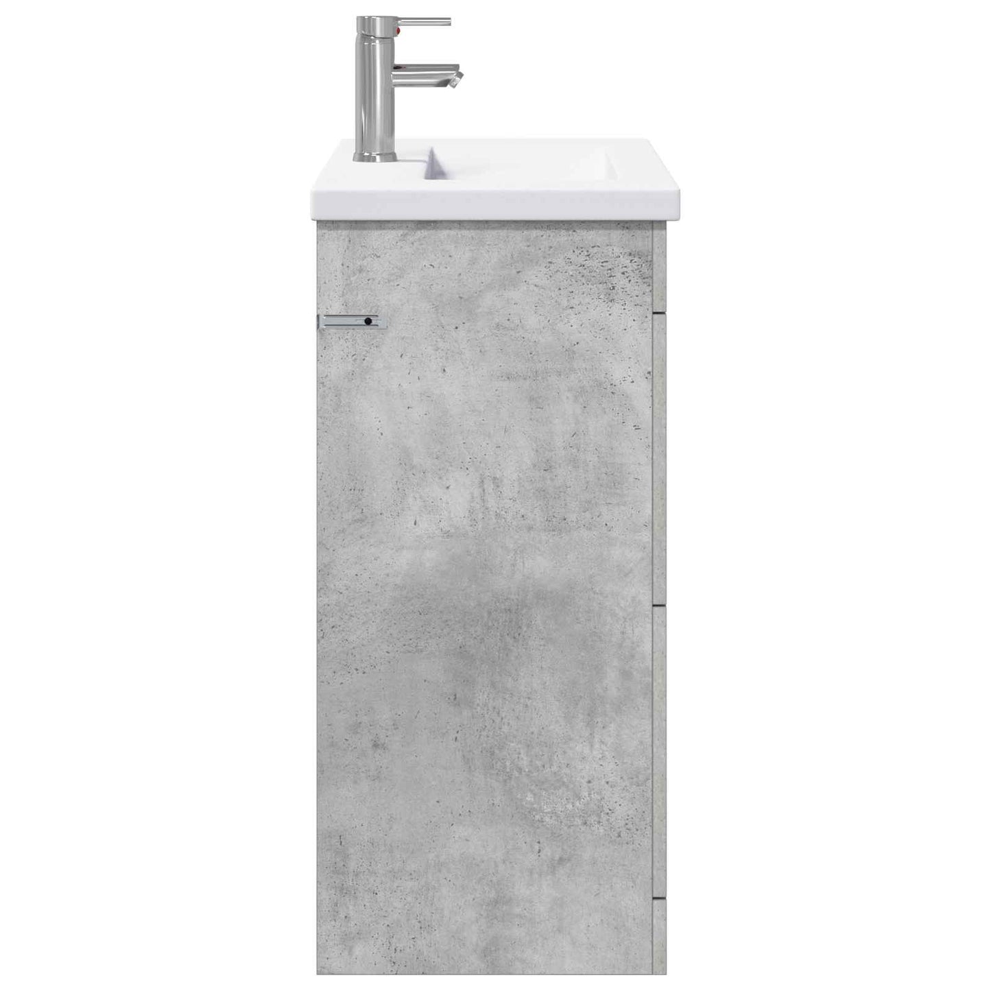 vidaXL Bathroom Furniture Set Concrete Grey 81 x 40 x 84.5 cm