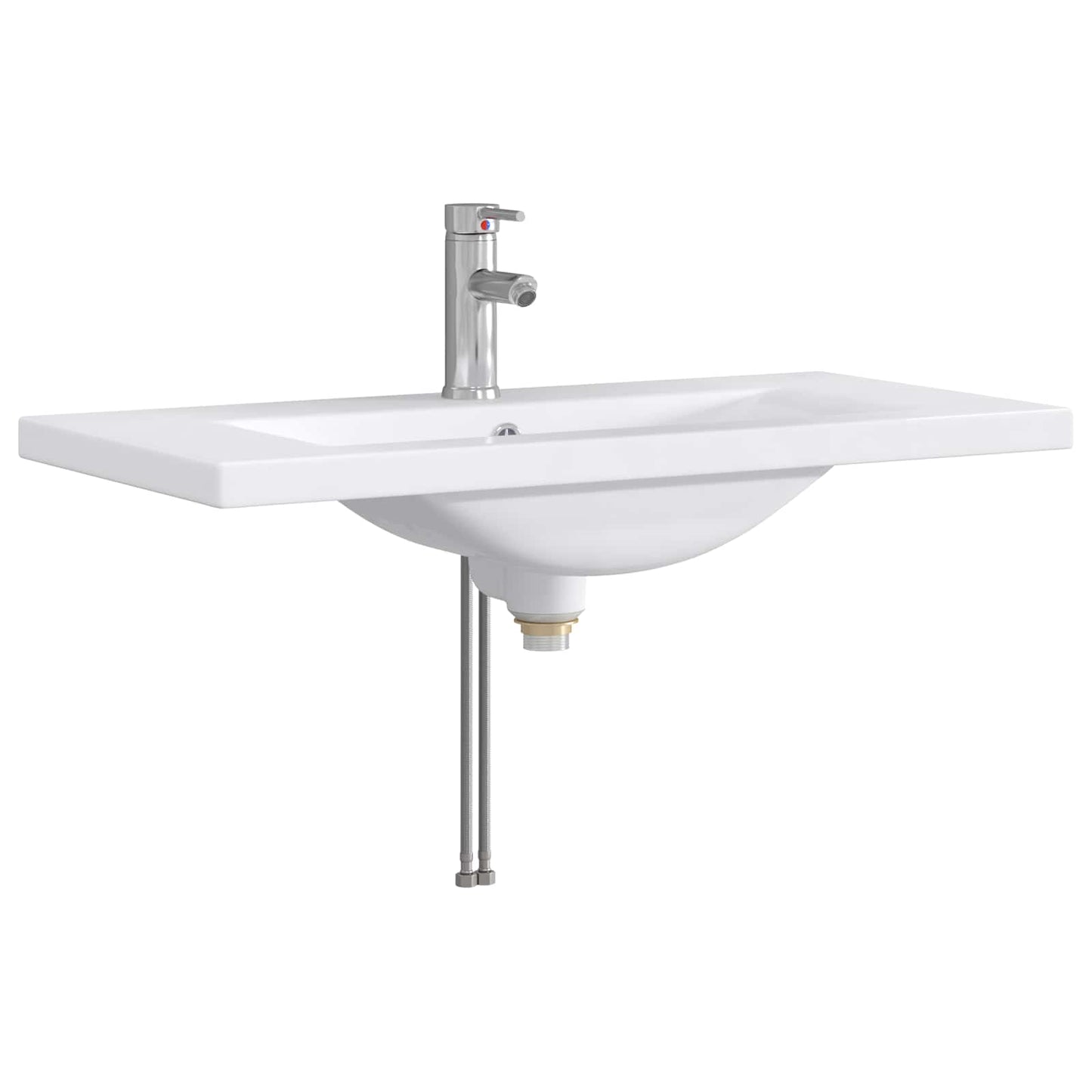 vidaXL Bathroom Furniture Set Old Wood 81 x 40 x 84.5 cm