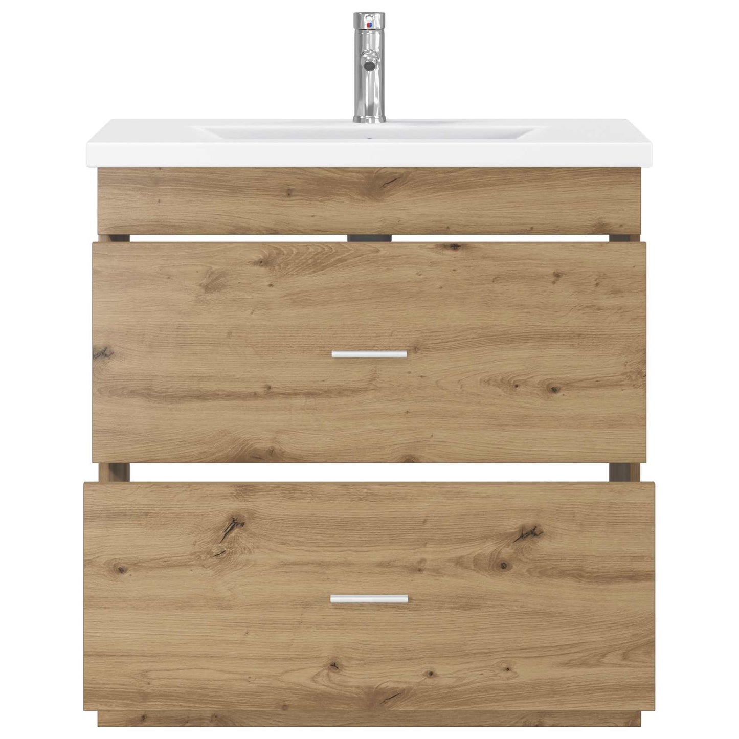 vidaXL Bathroom Furniture Set Artisan Oak 81 x 40 x 84.5 cm
