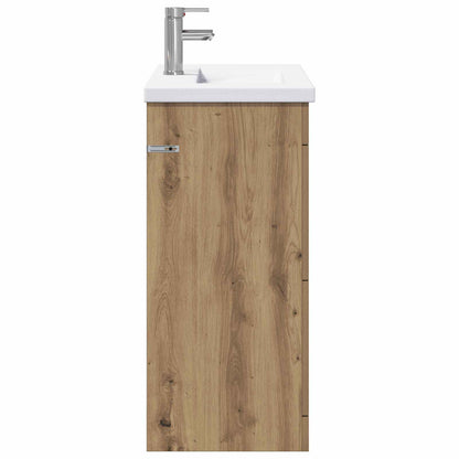 vidaXL Bathroom Furniture Set Artisan Oak 81 x 40 x 84.5 cm