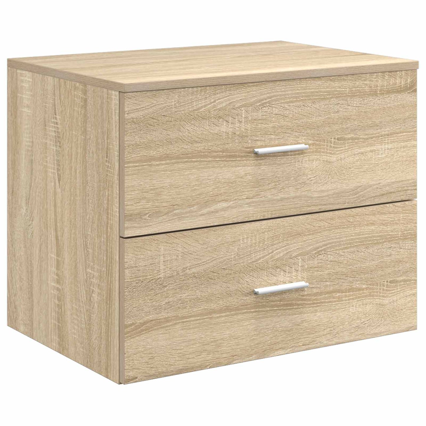 vidaXL Bathroom Furniture Set Sonoma Oak Engineered Wood