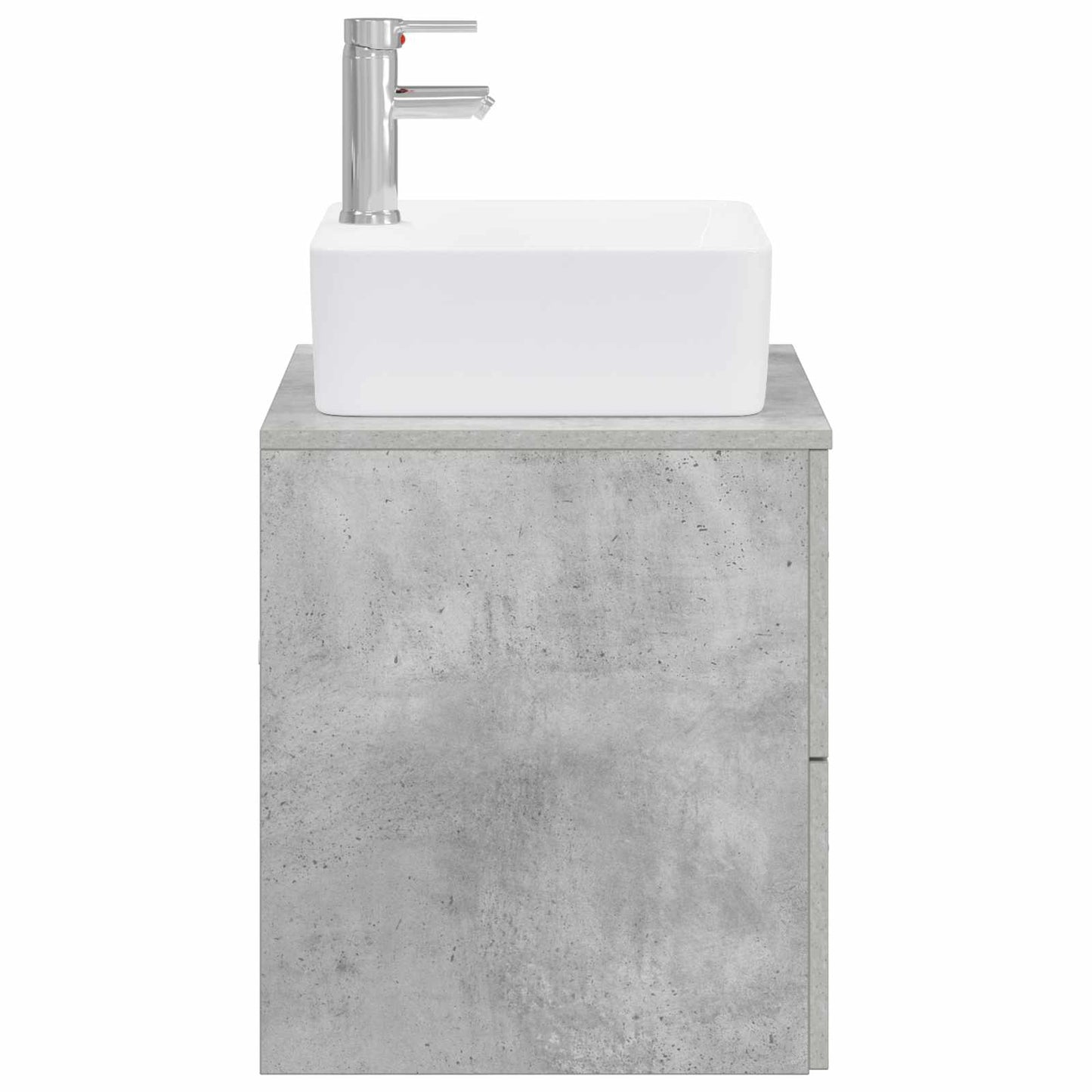 vidaXL Bathroom Furniture Set Concrete Grey Engineered Wood