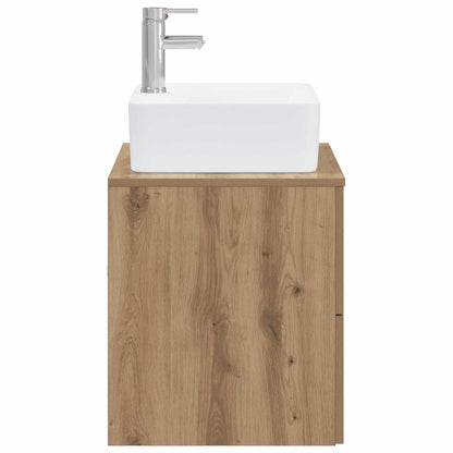 vidaXL Bathroom Furniture Set Artisan Oak Engineered Wood