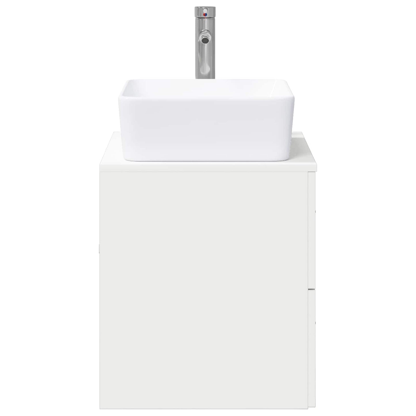 vidaXL Bathroom Furniture Set White Engineered Wood