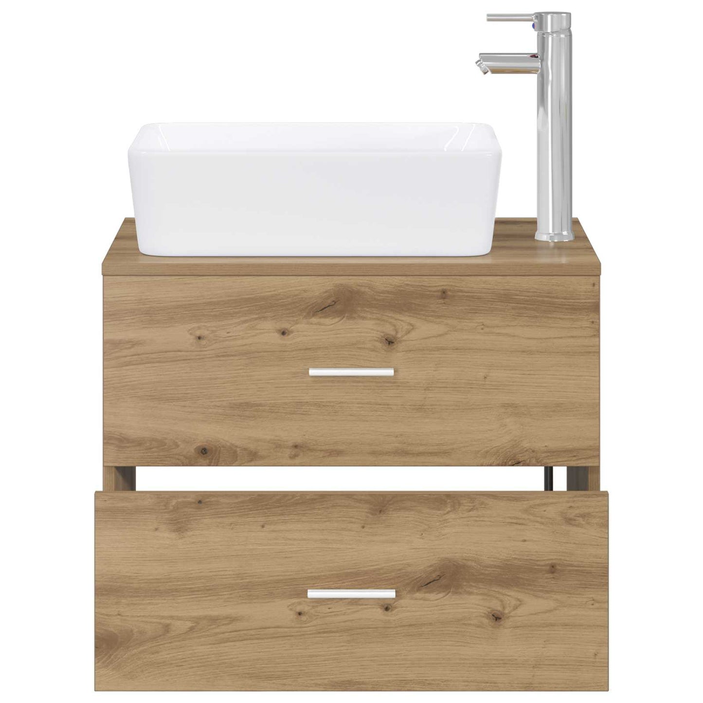 vidaXL Bathroom Furniture Set Artisan Oak Engineered Wood