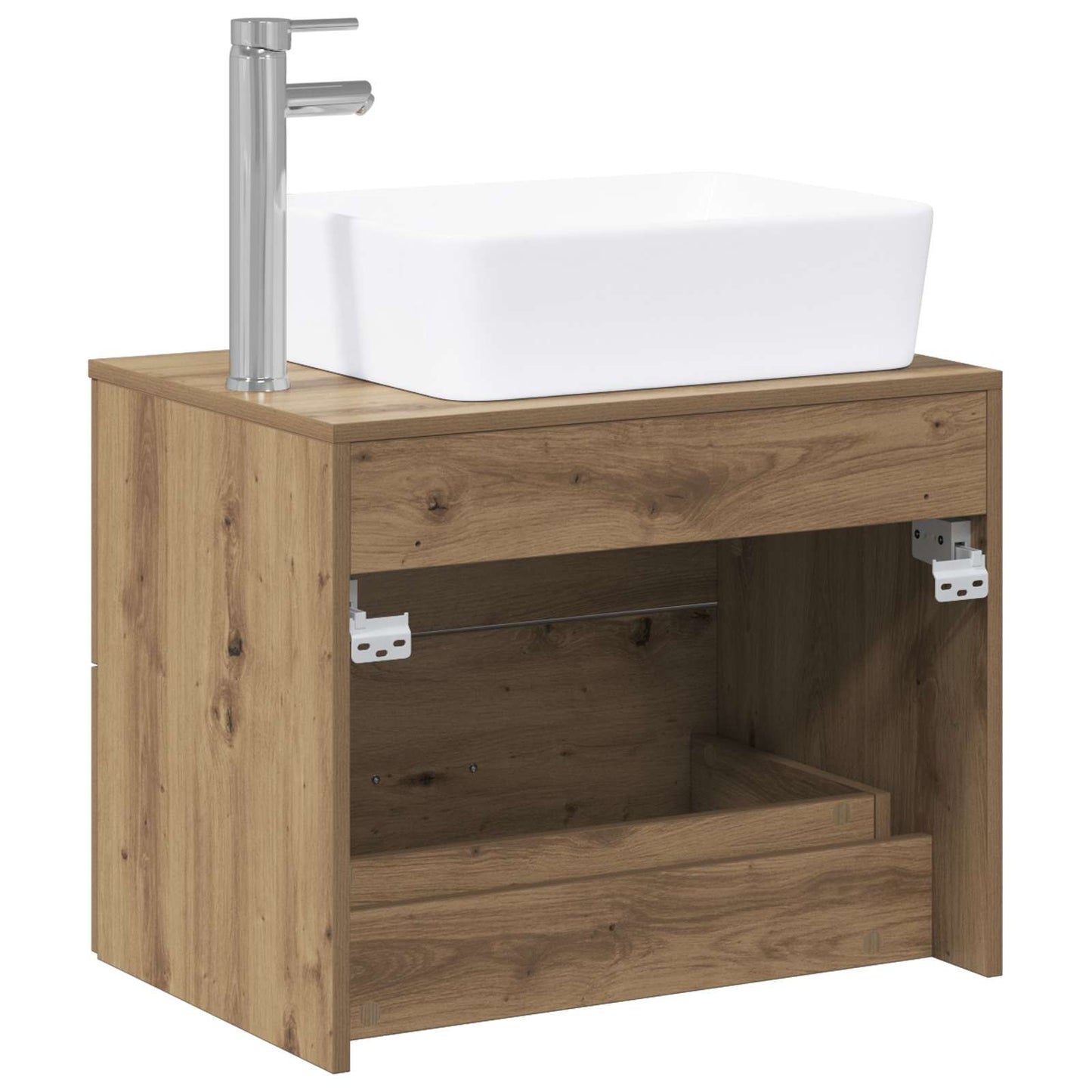 vidaXL Bathroom Furniture Set Artisan Oak Engineered Wood
