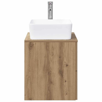 vidaXL Bathroom Furniture Set Artisan Oak Engineered Wood