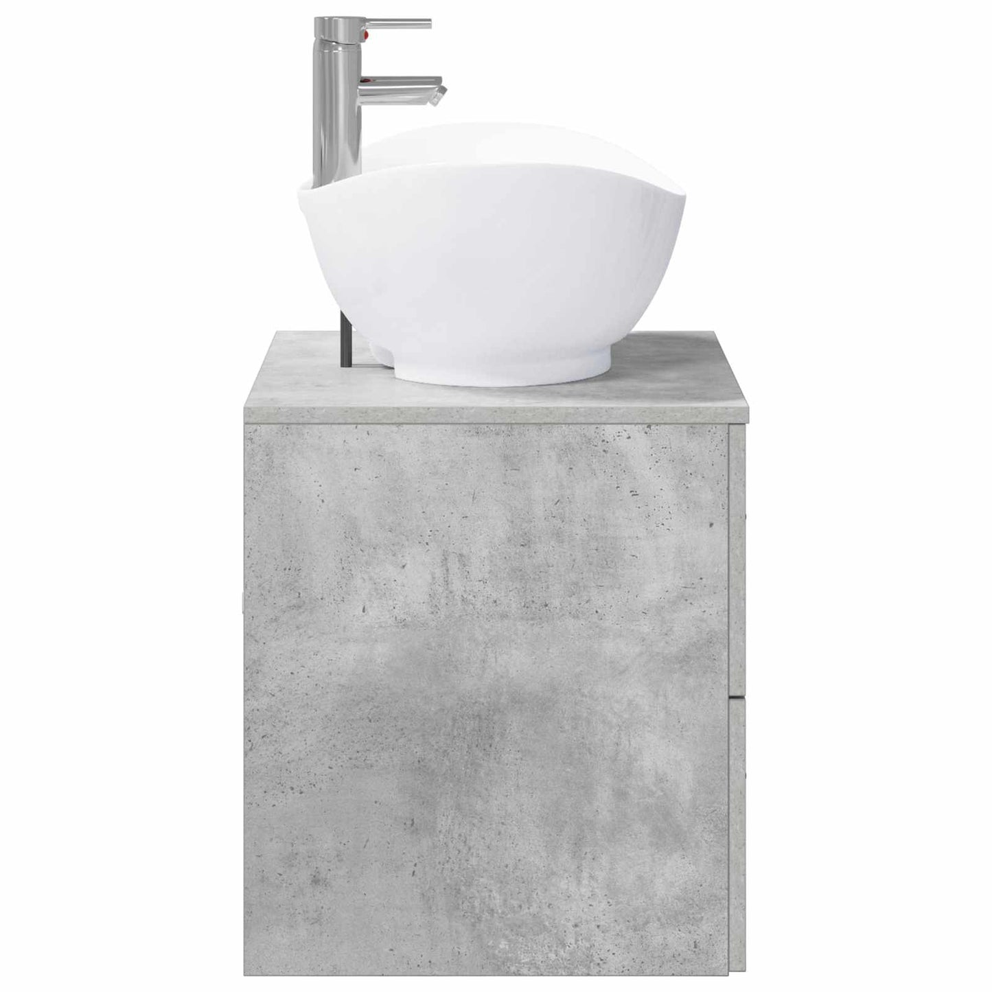 vidaXL Bathroom Furniture Set Concrete Grey Engineered Wood