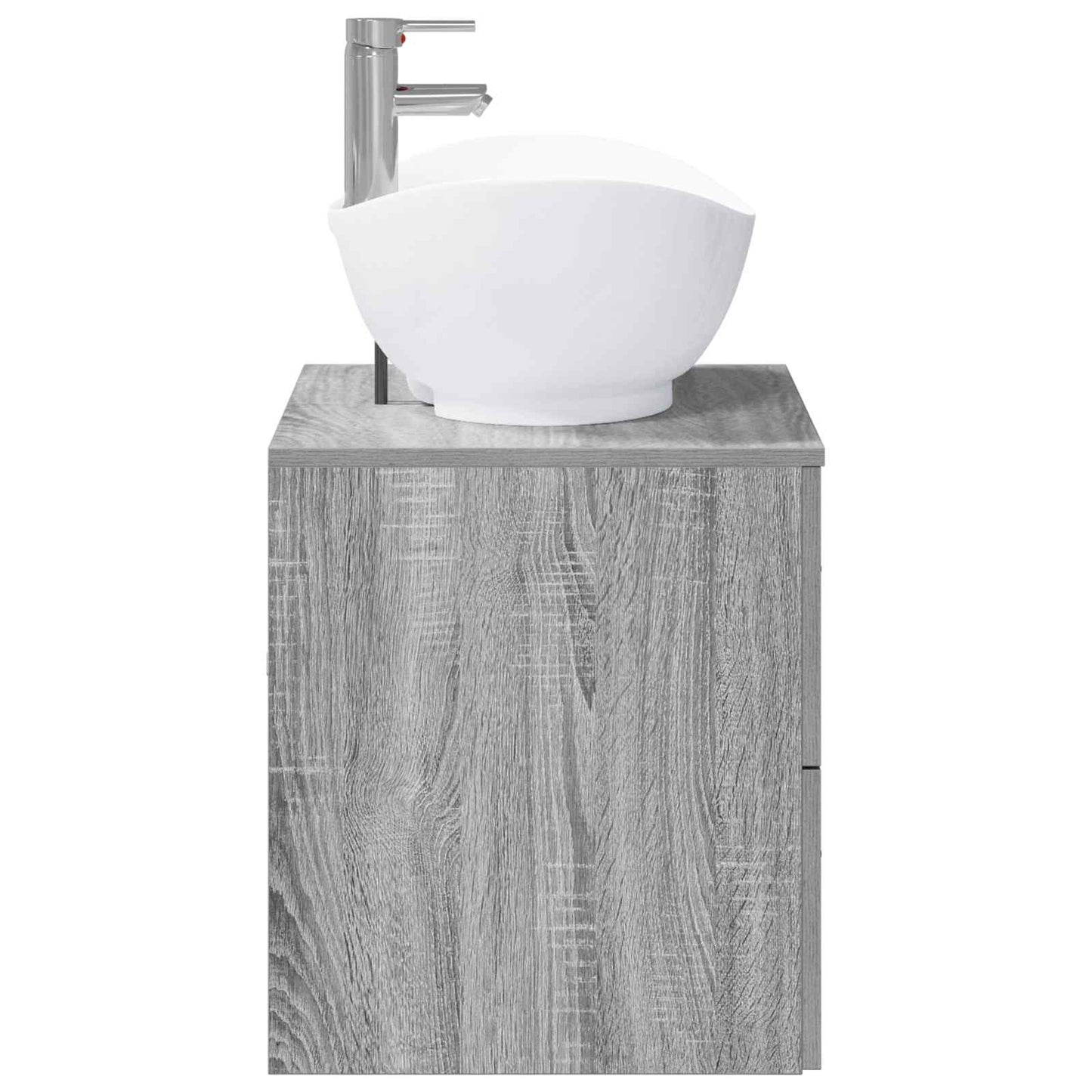 vidaXL Bathroom Furniture Set Grey Sonoma Engineered Wood