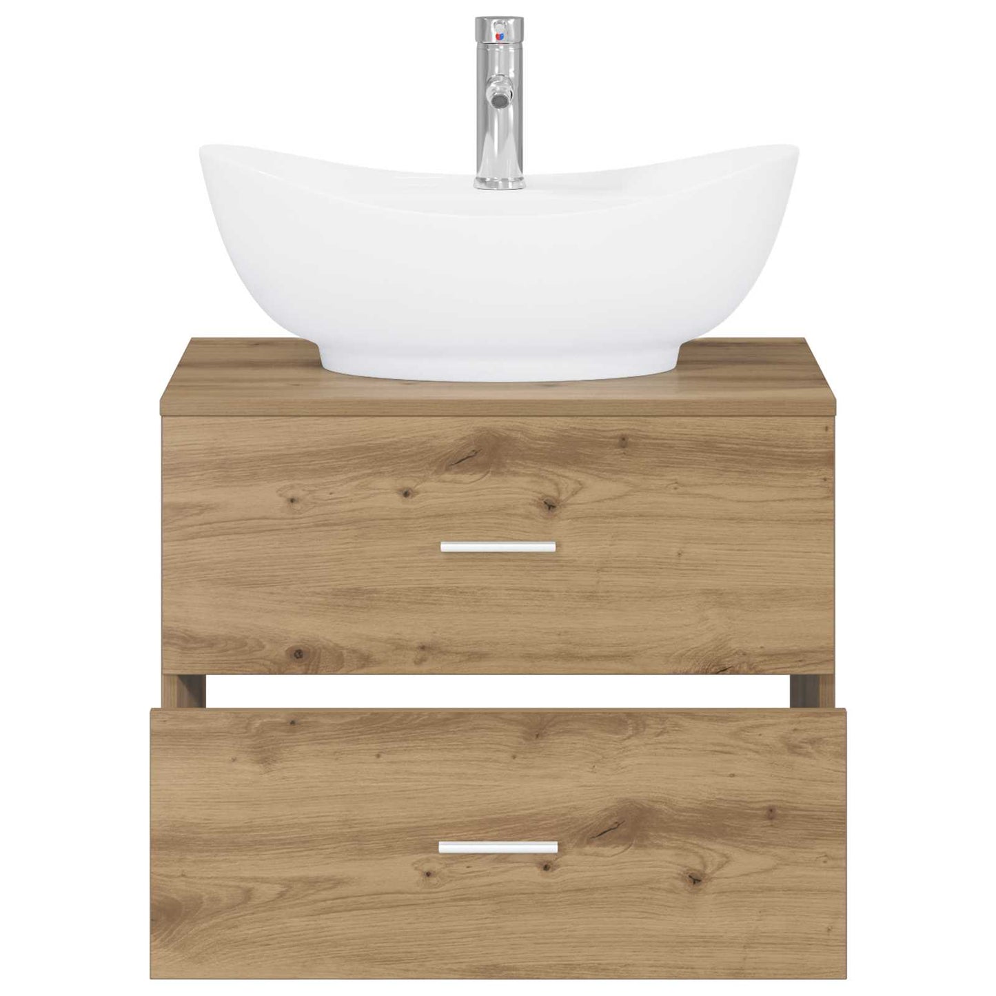 vidaXL Bathroom Furniture Set Artisan Oak Engineered Wood
