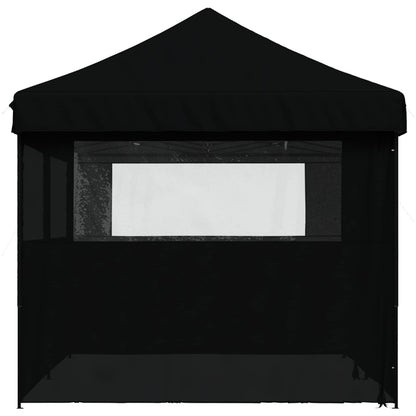 vidaXL Party Tent Folding Black 292 x 580 x 315 cm Oxford Fabric