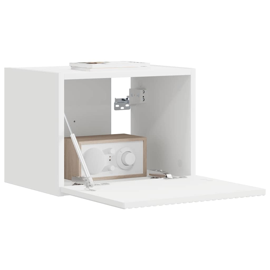 vidaXL TV Wall Cabinet White 39 x 31 x 29.5 cm Engineered Wood