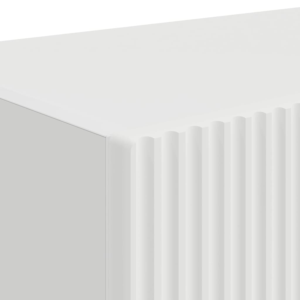 vidaXL TV Wall Cabinet 2 pcs White 39 x 31 x 29.5 cm Engineered Wood