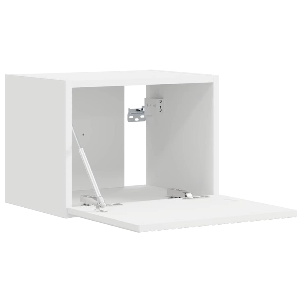 vidaXL TV Wall Cabinet 2 pcs White 39 x 31 x 29.5 cm Engineered Wood