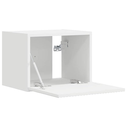 vidaXL TV Wall Cabinet 2 pcs White 39 x 31 x 29.5 cm Engineered Wood