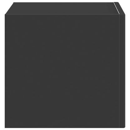 vidaXL TV Wall Cabinet Black 39 x 31 x 29.5 cm Engineered Wood