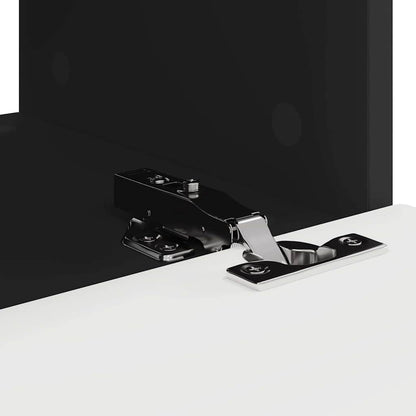 vidaXL TV Wall Cabinet 2 pcs Black 39 x 31 x 29.5 cm Engineered Wood