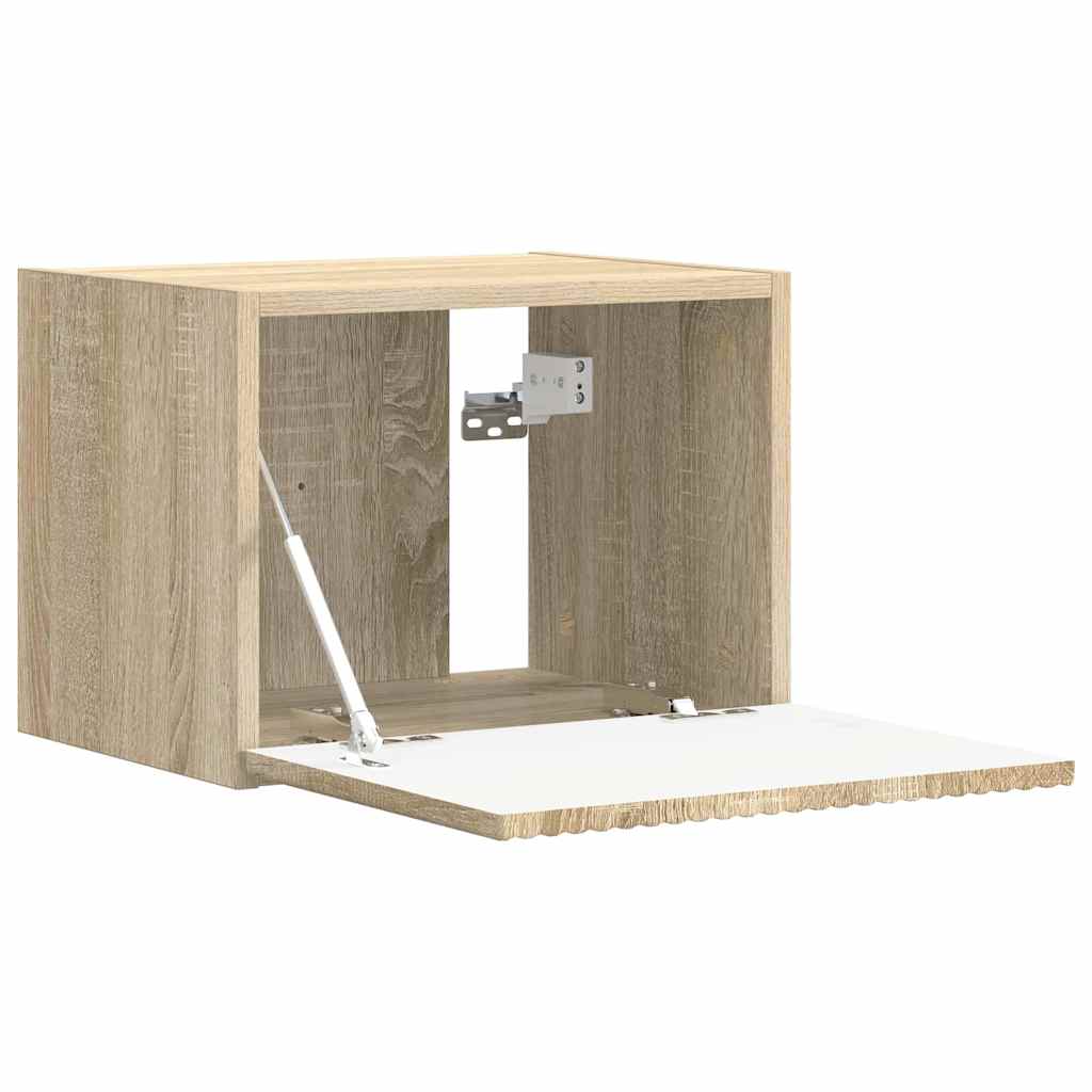 vidaXL TV Wall Cabinet Sonoma 39 x 31 x 29.5 cm Engineered Wood