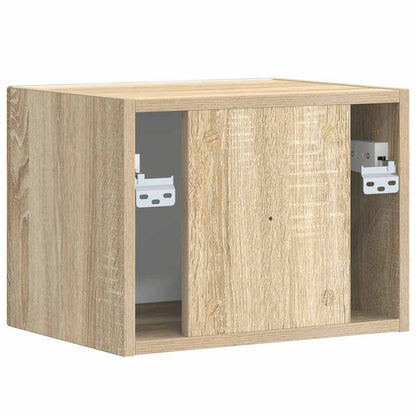 vidaXL TV Wall Cabinet Sonoma 39 x 31 x 29.5 cm Engineered Wood