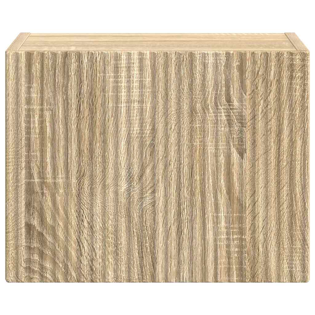 vidaXL TV Wall Cabinet Sonoma 39 x 31 x 29.5 cm Engineered Wood