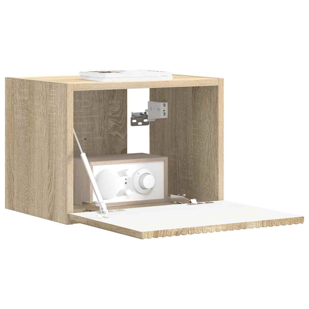 vidaXL TV Wall Cabinet Sonoma 39 x 31 x 29.5 cm Engineered Wood