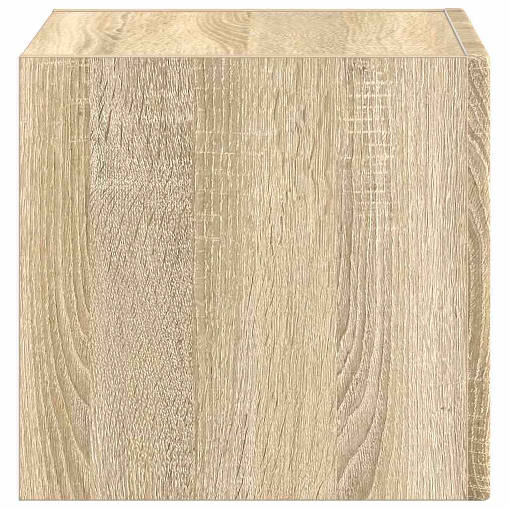 vidaXL TV Wall Cabinet Sonoma 39 x 31 x 29.5 cm Engineered Wood