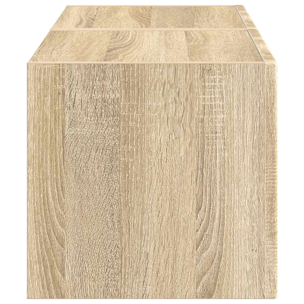 vidaXL TV Wall Cabinet 2 pcs Sonoma 39 x 31 x 29.5 cm Engineered Wood