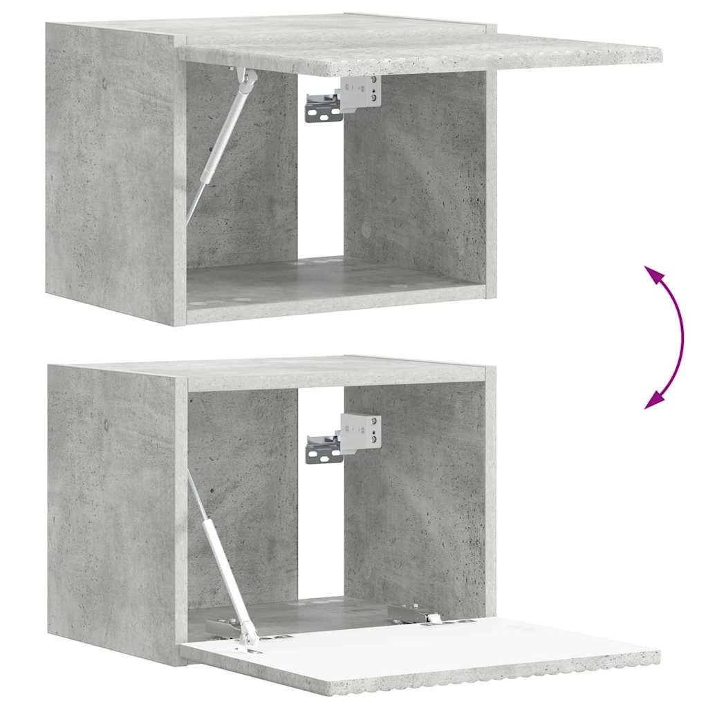 vidaXL TV Wall Cabinet Concerte 39 x 31 x 29.5 cm Engineered Wood