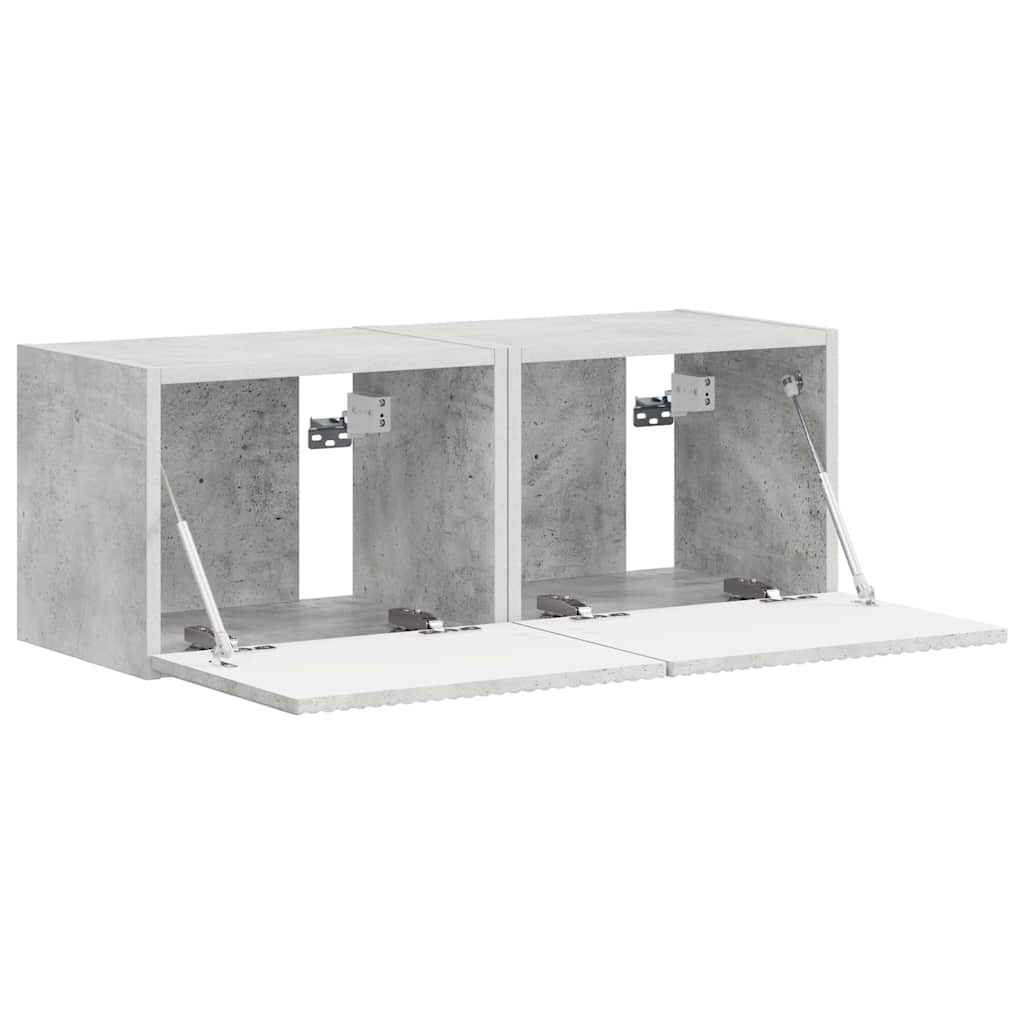 vidaXL TV Wall Cabinet Wall-mounted 2 pcs Concerte 39 x 31 x 29.5 cm