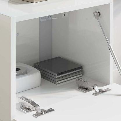 vidaXL TV Wall Cabinet Gloss White 39 x 31 x 29.5 cm Engineered Wood