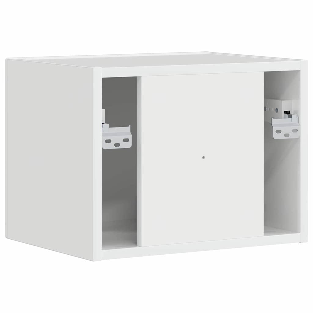 vidaXL TV Wall Cabinet Gloss White 39 x 31 x 29.5 cm Engineered Wood