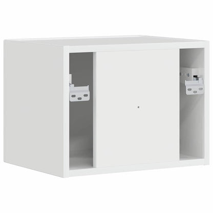 vidaXL TV Wall Cabinet Gloss White 39 x 31 x 29.5 cm Engineered Wood