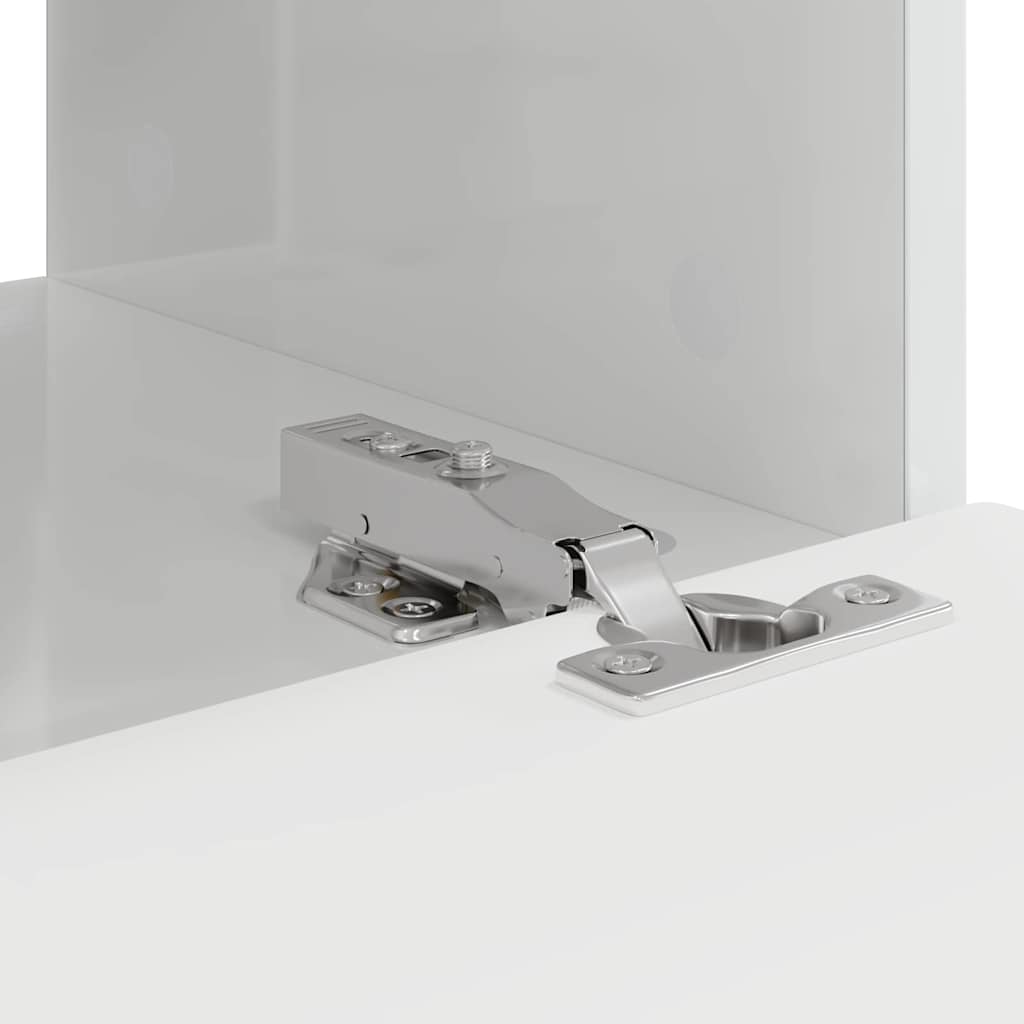 vidaXL TV Wall Cabinet 2 pcs Gloss White 39 x 31 x 29.5 cm