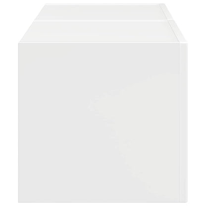 vidaXL TV Wall Cabinet 2 pcs Gloss White 39 x 31 x 29.5 cm