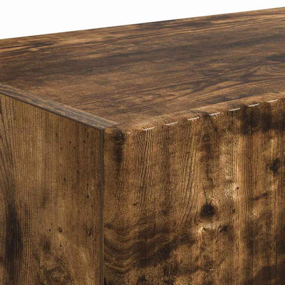 vidaXL TV Wall Cabinet Smoked Oak 39 x 31 x 29.5 cm Engineered Wood