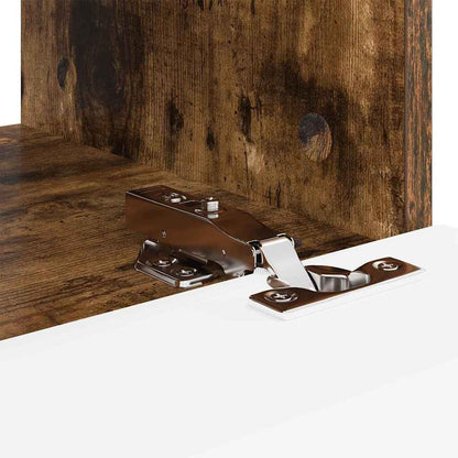 vidaXL TV Wall Cabinet Wall-mounted 2 pcs Smoked Oak 39 x 31 x 29.5 cm