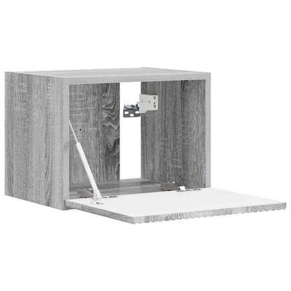 vidaXL TV Wall Cabinet Grey Sonoma 39 x 31 x 29.5 cm Engineered Wood
