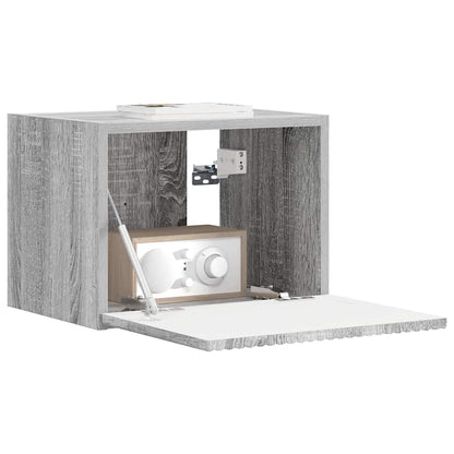 vidaXL TV Wall Cabinet Grey Sonoma 39 x 31 x 29.5 cm Engineered Wood