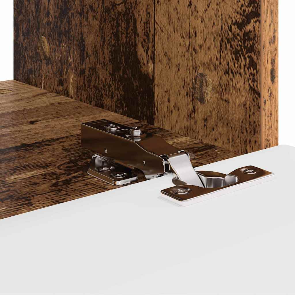 vidaXL TV Wall Cabinet Old Wood 39 x 31 x 29.5 cm Engineered Wood