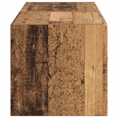 vidaXL TV Wall Cabinet Wall-mounted 2 pcs Old Wood 39 x 31 x 29.5 cm