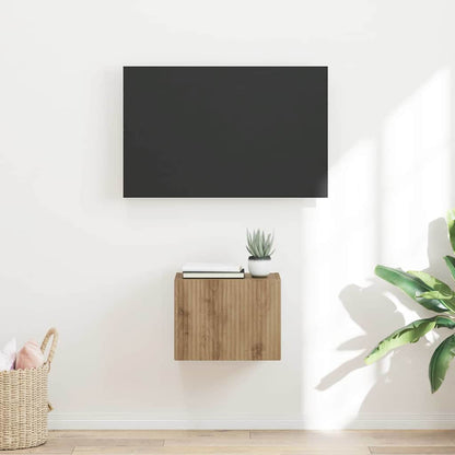 vidaXL TV Wall Cabinet 39 x 31 x 29.5 cm Artisian Oak Engineered Wood