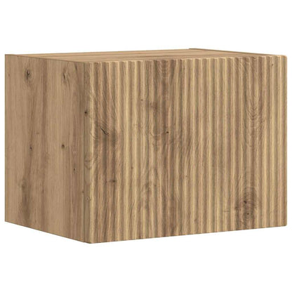 vidaXL TV Wall Cabinet 39 x 31 x 29.5 cm Artisian Oak Engineered Wood