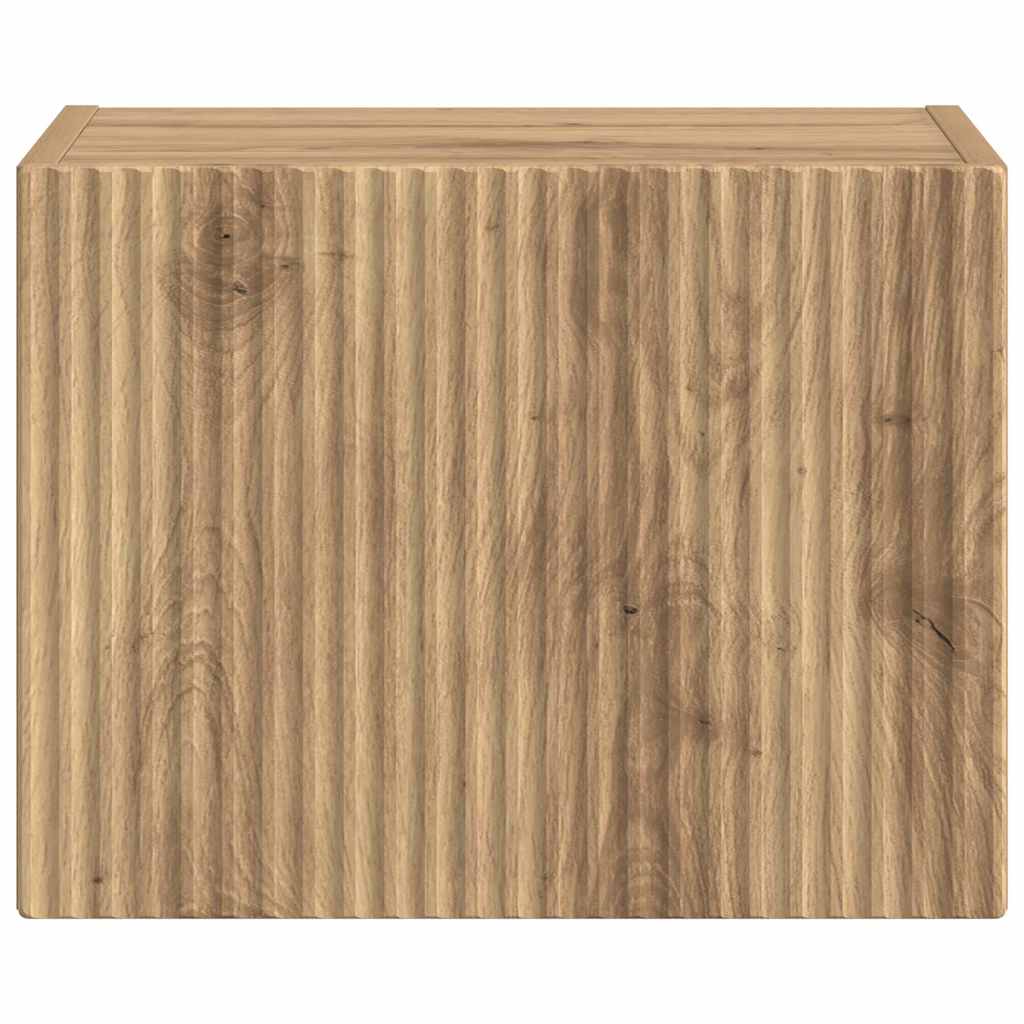 vidaXL TV Wall Cabinet 39 x 31 x 29.5 cm Artisian Oak Engineered Wood