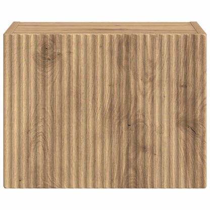 vidaXL TV Wall Cabinet 39 x 31 x 29.5 cm Artisian Oak Engineered Wood