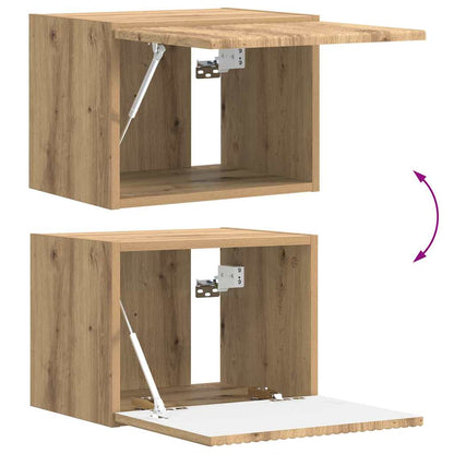 vidaXL TV Wall Cabinet 39 x 31 x 29.5 cm Artisian Oak Engineered Wood
