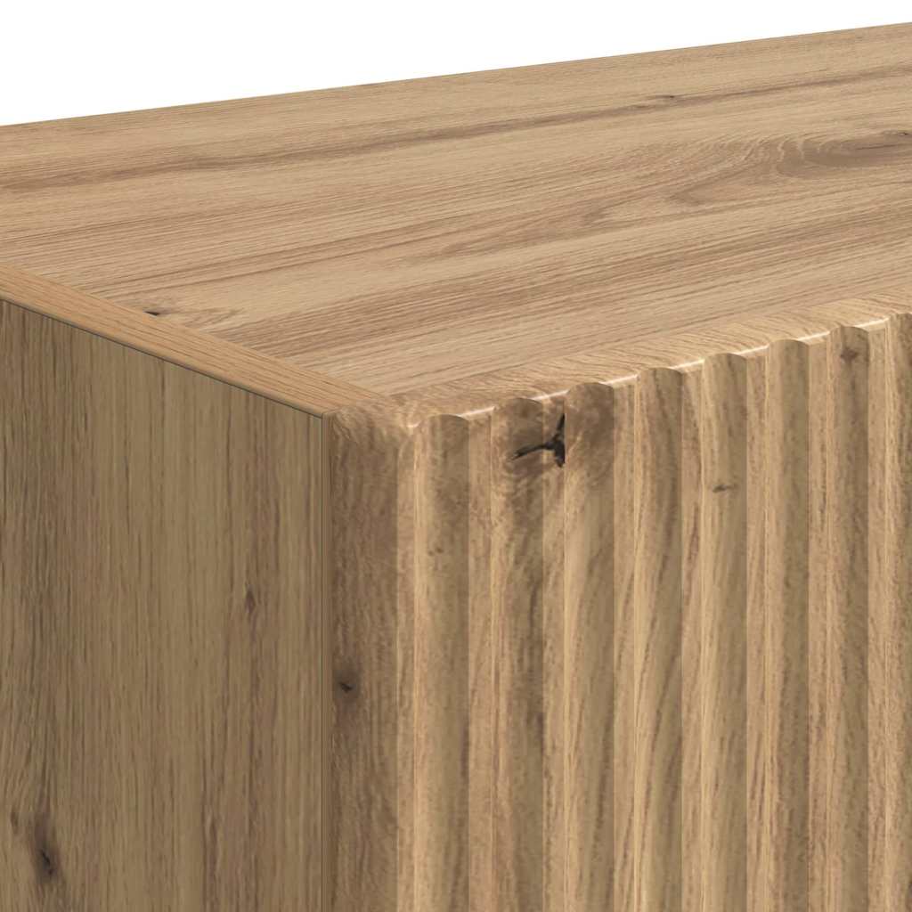 vidaXL TV Wall Cabinet 2 pcs Artisian Oak 39 x 31 x 29.5 cm