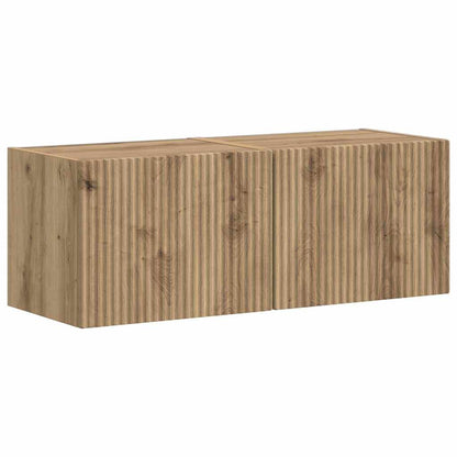 vidaXL TV Wall Cabinet 2 pcs Artisian Oak 39 x 31 x 29.5 cm