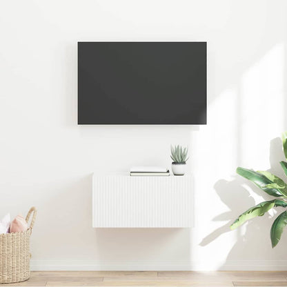 vidaXL TV Wall Cabinet White 60 x 31 x 29.5 cm Engineered Wood
