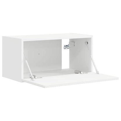 vidaXL TV Wall Cabinet White 60 x 31 x 29.5 cm Engineered Wood